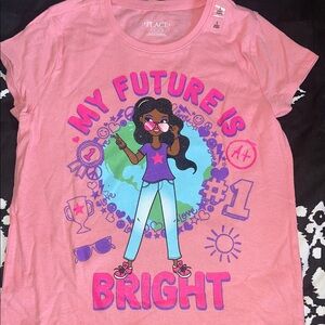 The Children's Place Pink 'My Future is Bright' Tee